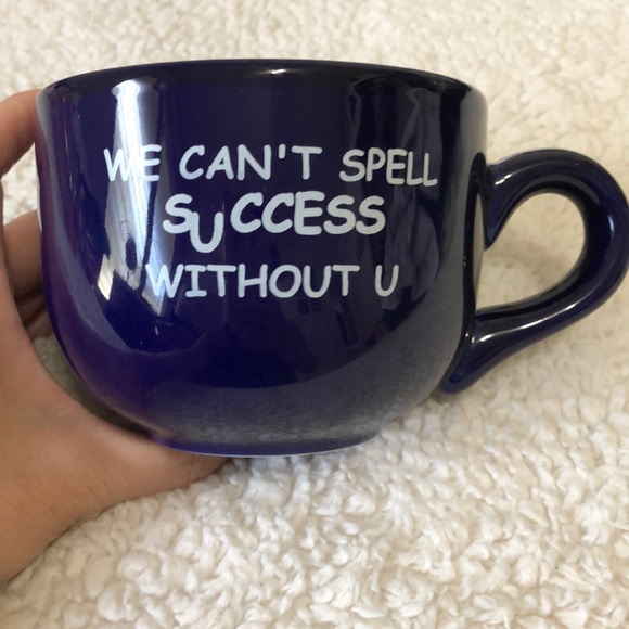 New WE CANT SPELL SUCCESS WITHOUT YOU  coffee mug - Picture 1 of 5
